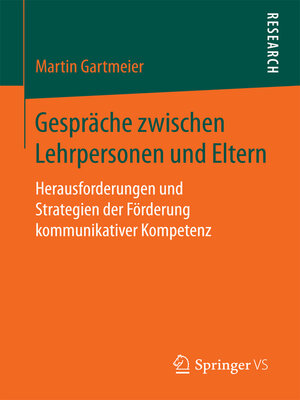 cover image of Gespräche zwischen Lehrpersonen und Eltern